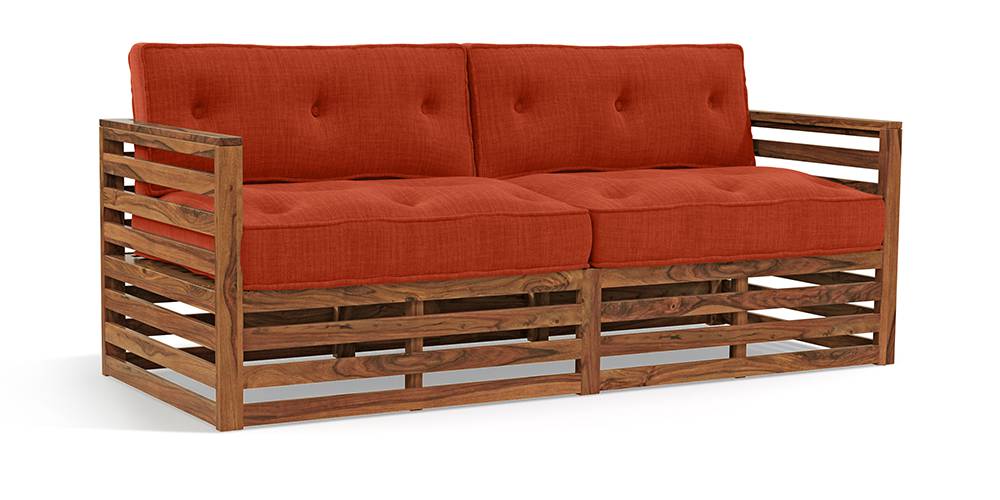 Raymond Wooden Sofa - Teak Finish (Lava)